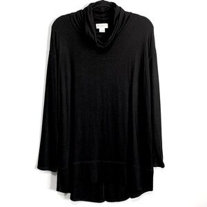 Liz Claiborne Black Turtle Neck Top